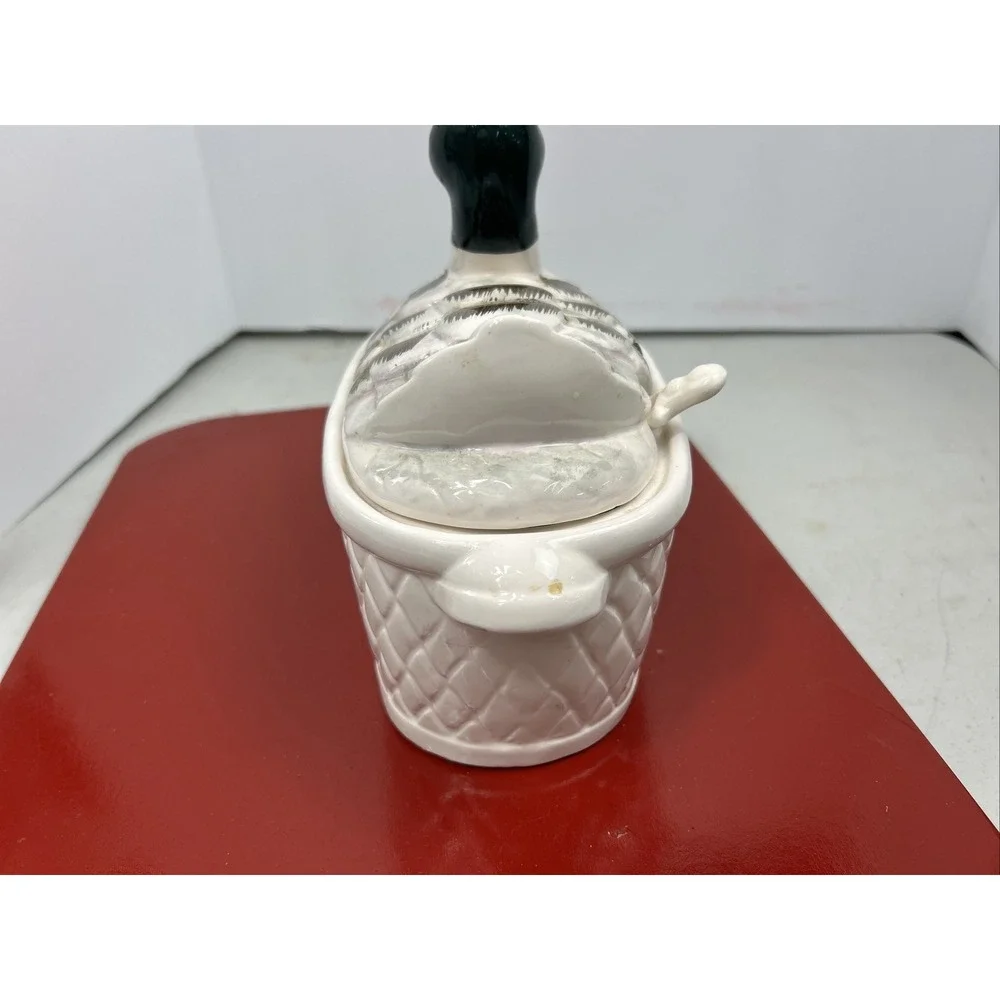 Vintage Japan Ceramic Bowl Dish Mallard Duck‎